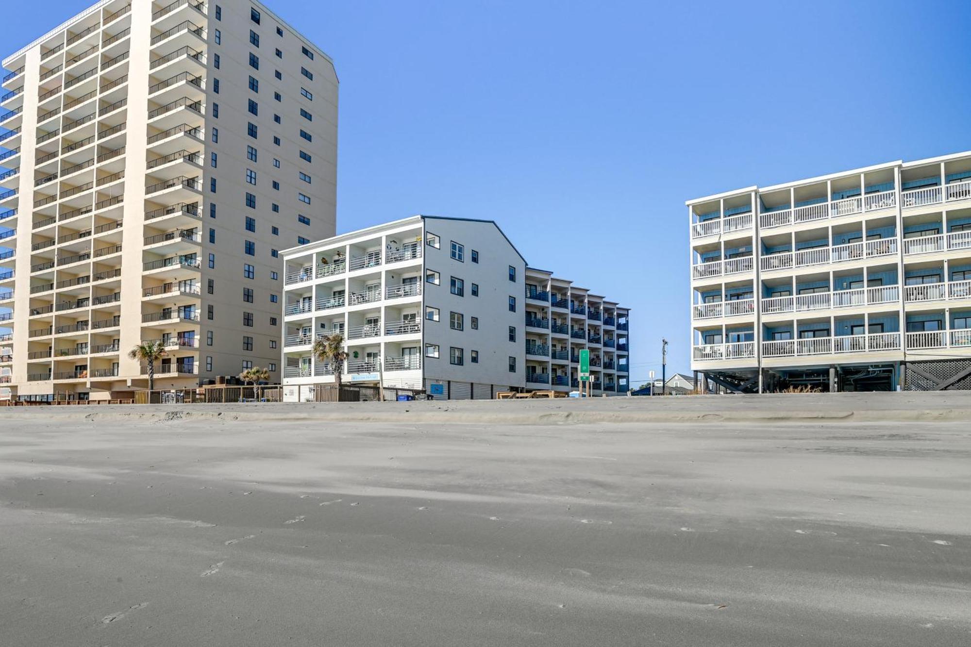 Cozy Beachfront Condo With Wifi, Views And Pool Access Myrtle Beach Exterior photo